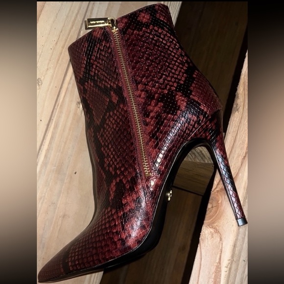 Michael Kors ankle booties size 10 leather amazing look very check new - Picture 3 of 11